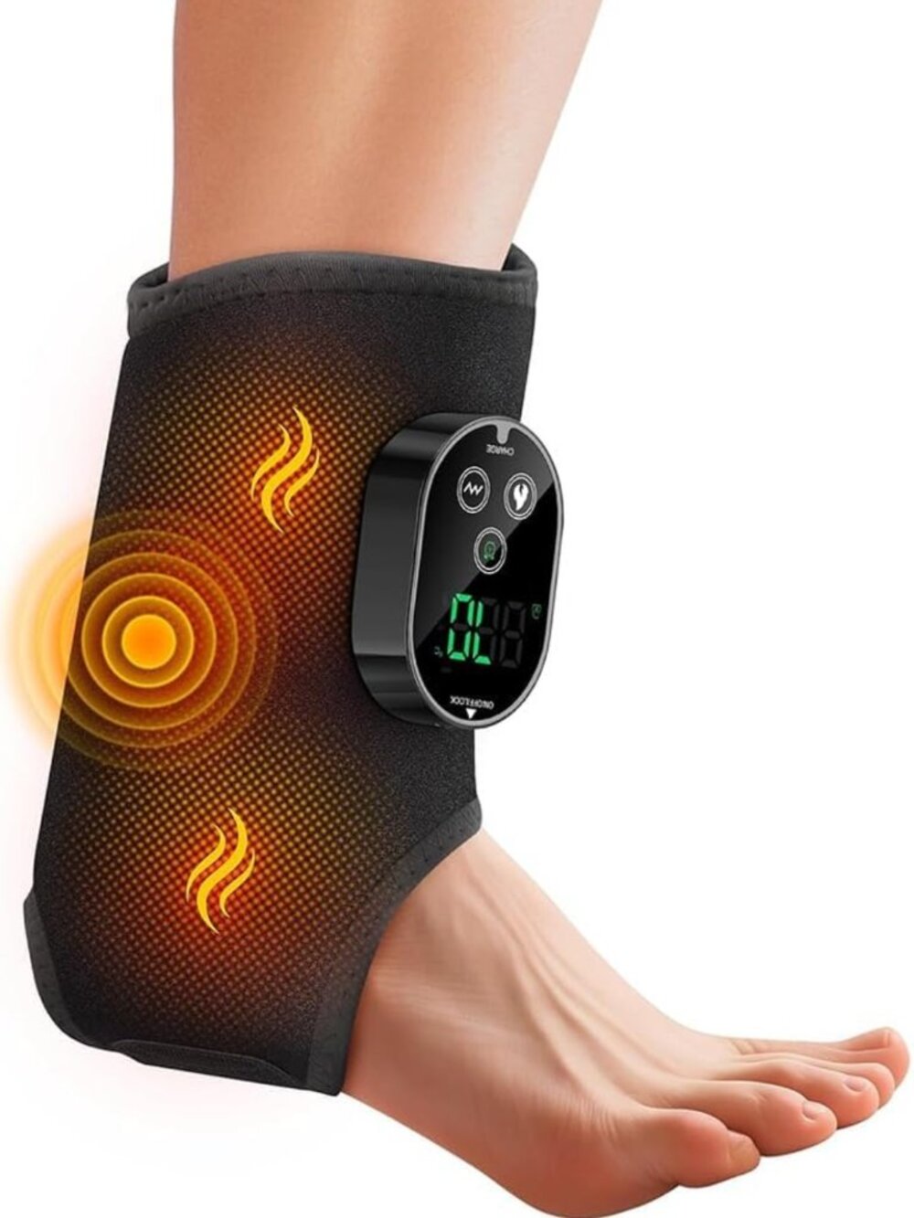 Heated Foot Massager for Neuropathy & Plantar Fasciitis Relief, 6 Heat Levels
